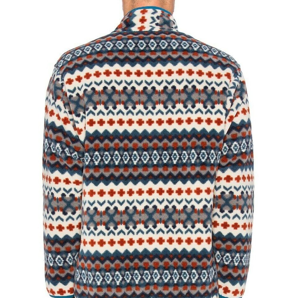 Patagonia Synchilla Snap T Fleece Pullover Cliff Underwater Blue Men's Size M - Picture 12 of 12